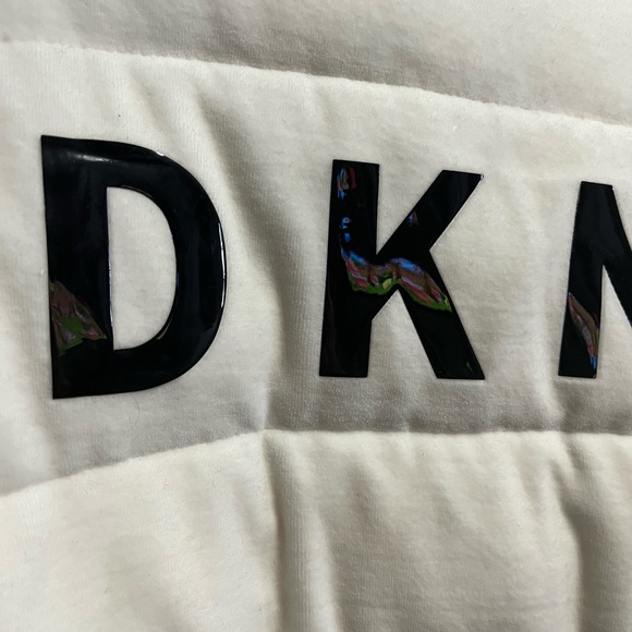 DKNY Velour Logo Puffer Jacket - Picture 4 of 7